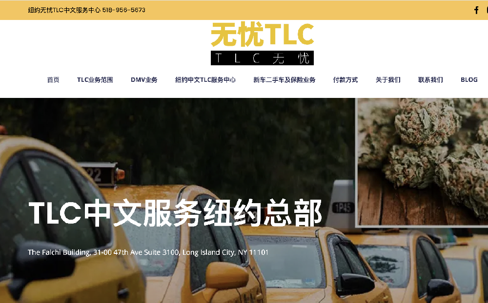 纽约TLC中文服务中心网站建站推广